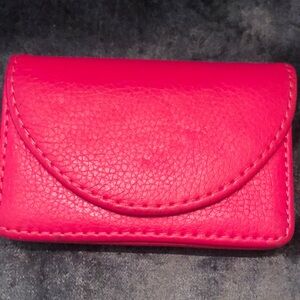 Vibrant Pink Card Holder